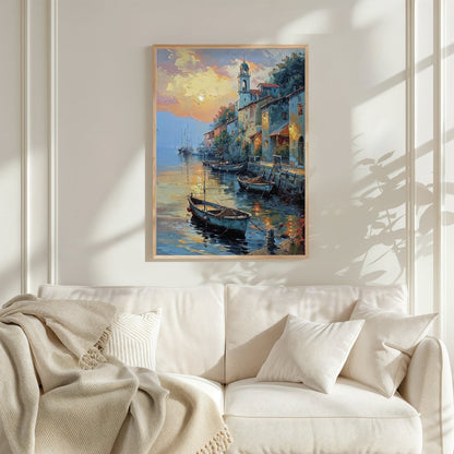 Harbor at Dusk* - Art Academi - Digital Artwork