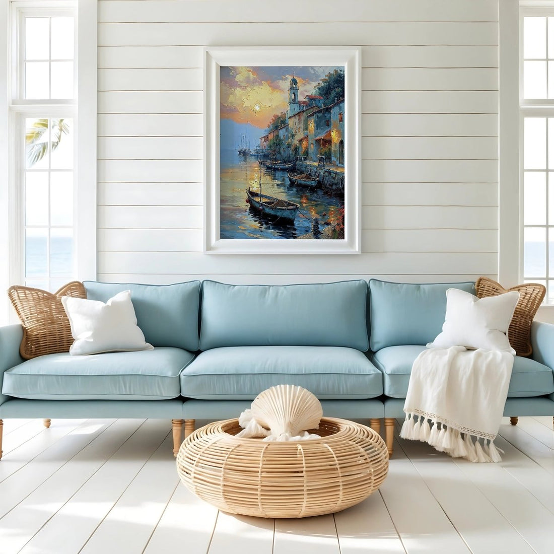 Harbor at Dusk* - Art Academi - Digital Artwork