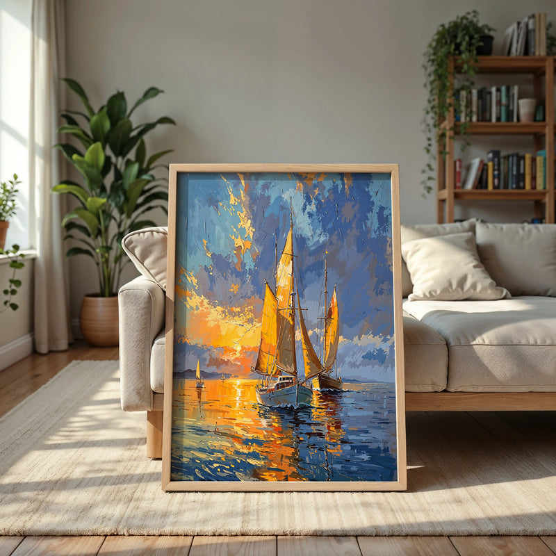 Artwork in Reflective Corner