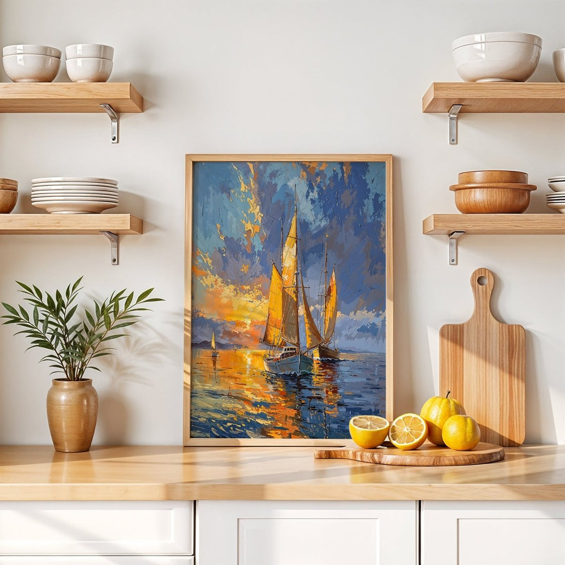 Golden Sails* - Art Academi - Digital Artwork