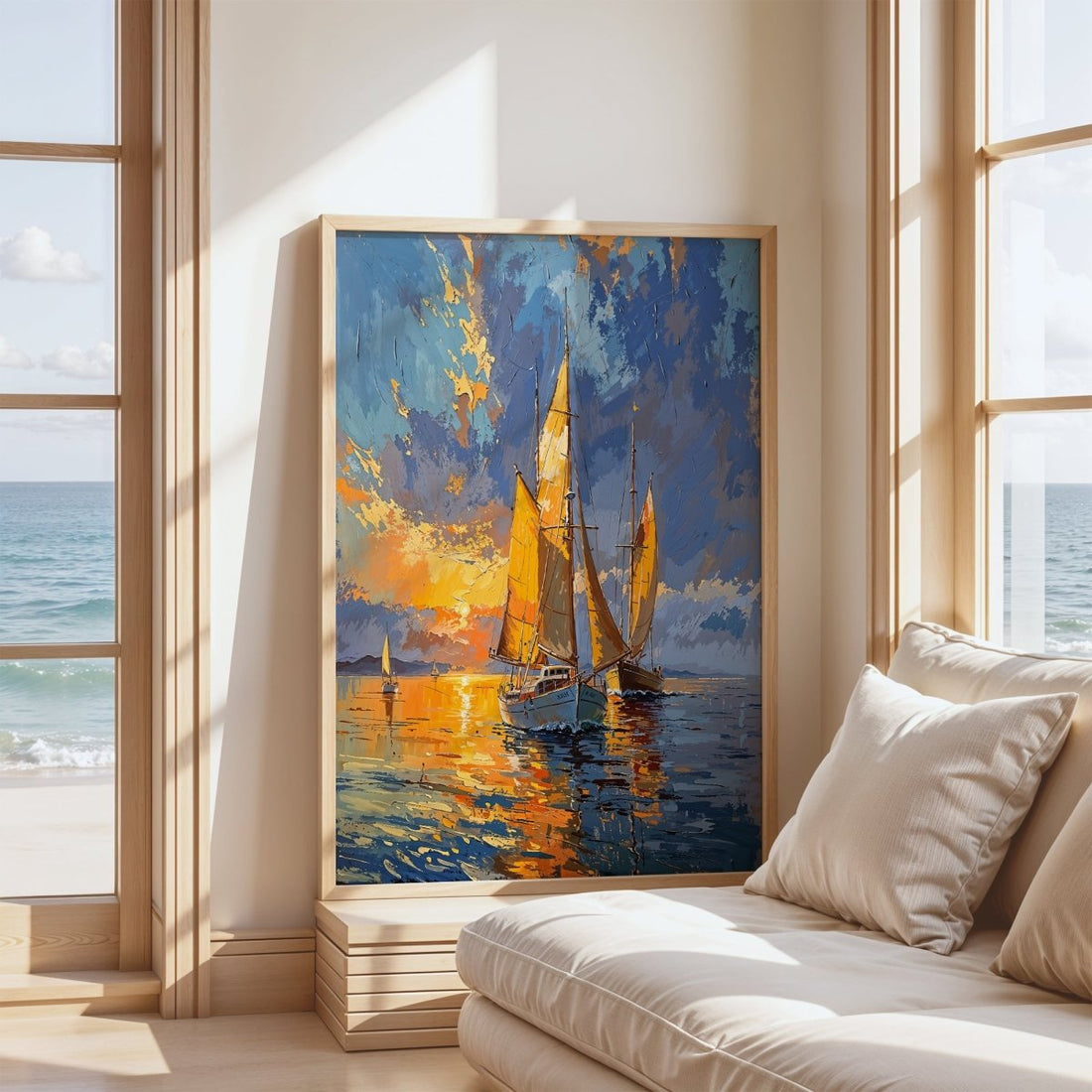 Golden Sails - Art Academi - Poster