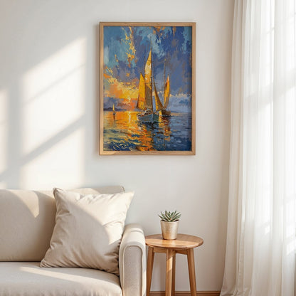 Golden Sails* - Art Academi - Digital Artwork