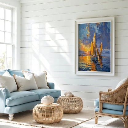 Golden Sails - Art Academi - Poster