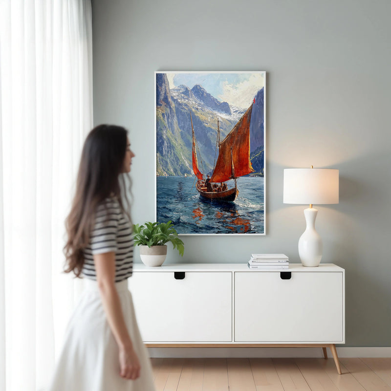 Artwork in Quiet Interior