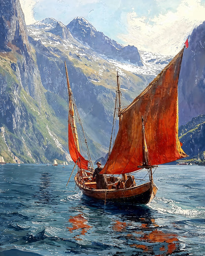 Crimson Voyage - Art Academi - Poster