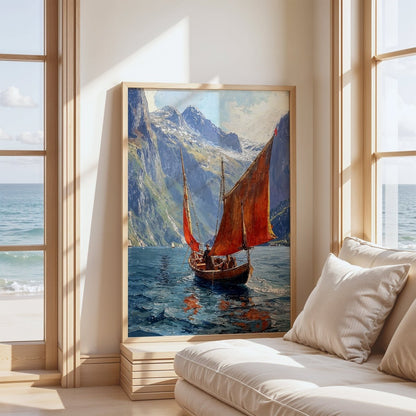 Crimson Voyage* - Art Academi - Digital Artwork
