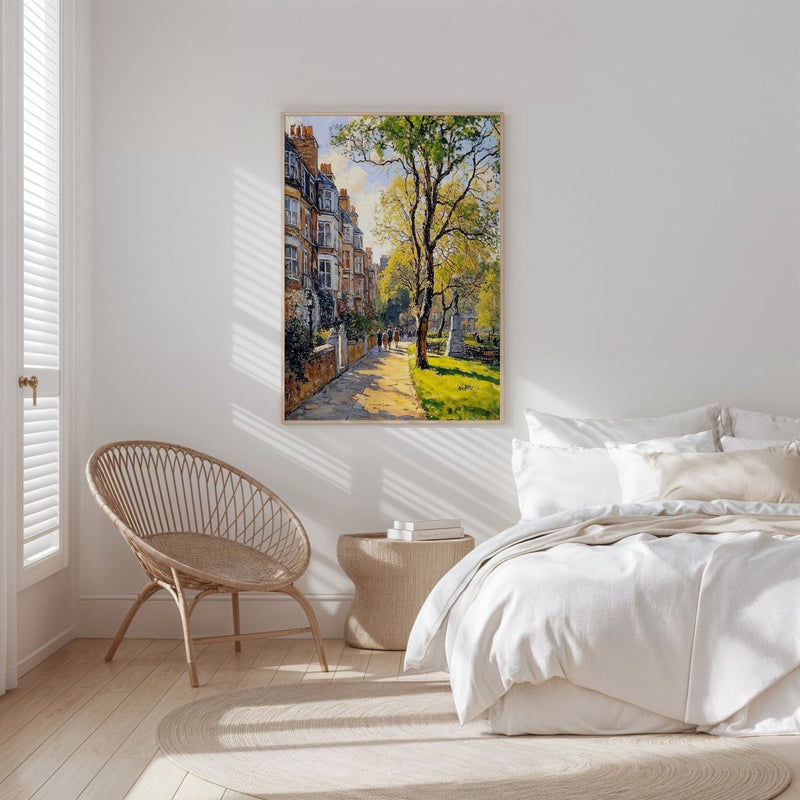 Artwork in Reflective Corner