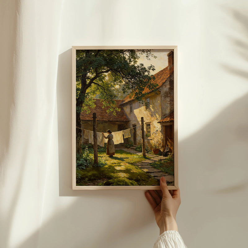 Artwork in Reflective Corner