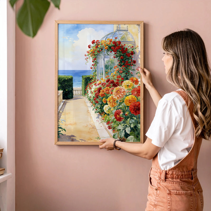 Artwork in Reflective Corner