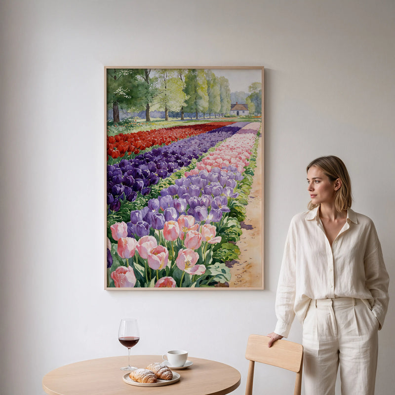 Artwork in Reflective Corner