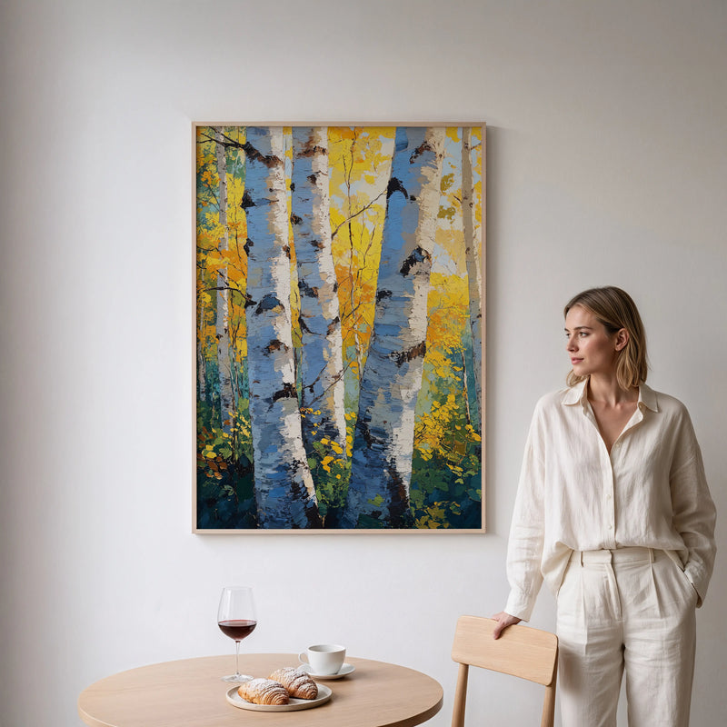 Artwork in Reflective Corner