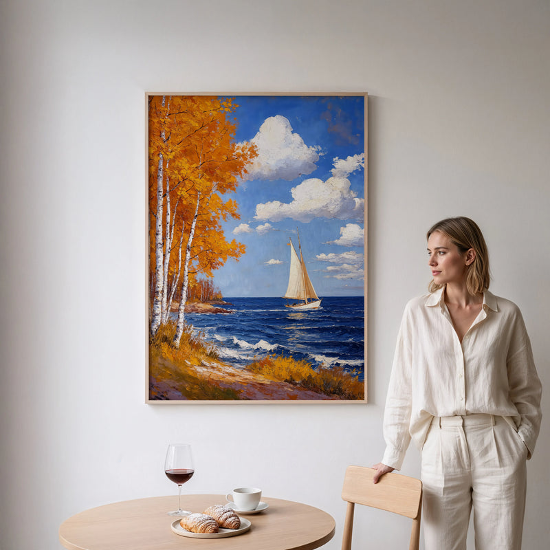 Artwork in Reflective Corner