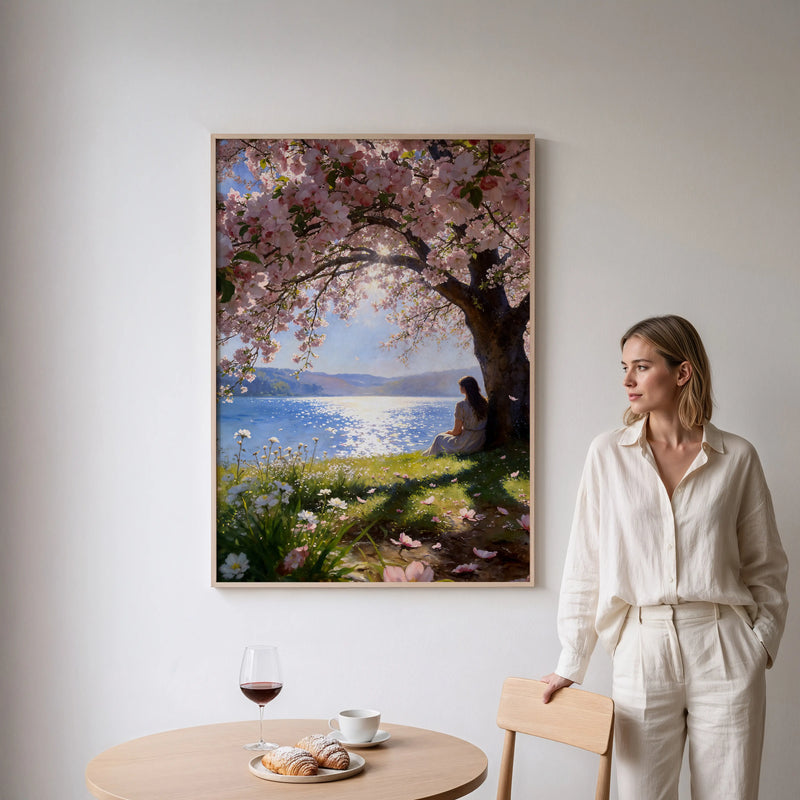 Artwork in Reflective Corner