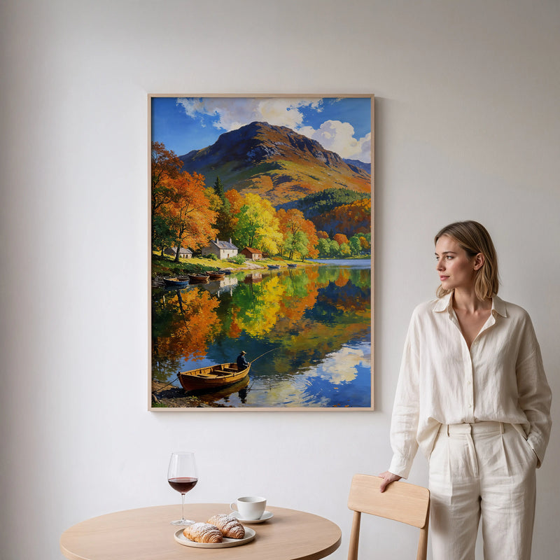Artwork in Reflective Corner