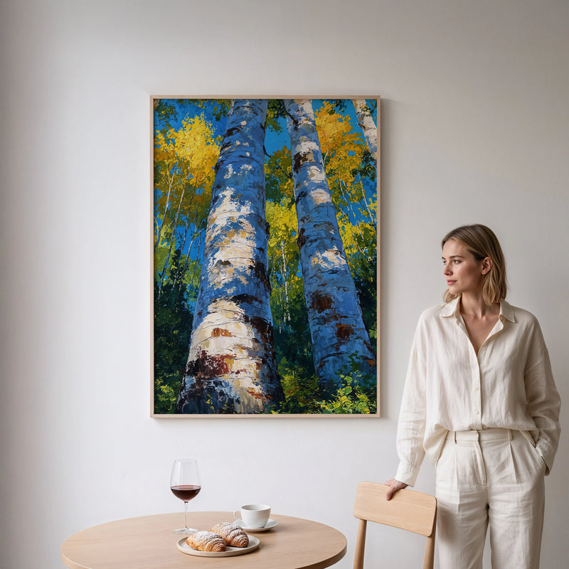 Artwork in Reflective Corner