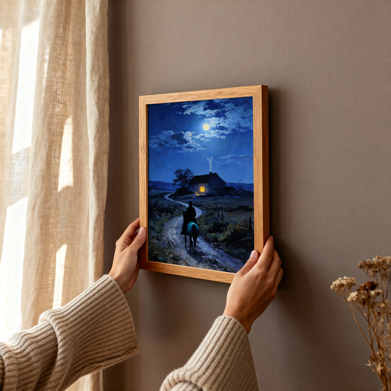 Artwork in Reflective Corner