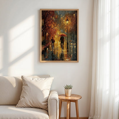 It Rains Softly - Art Academi - Poster