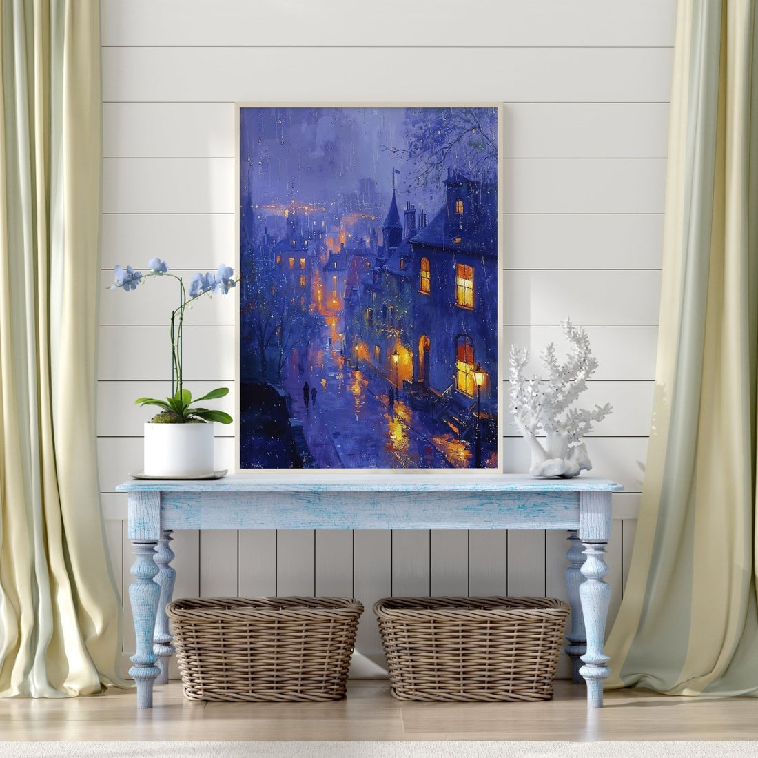 Nocturne de Pluie* - Art Academi - Poster