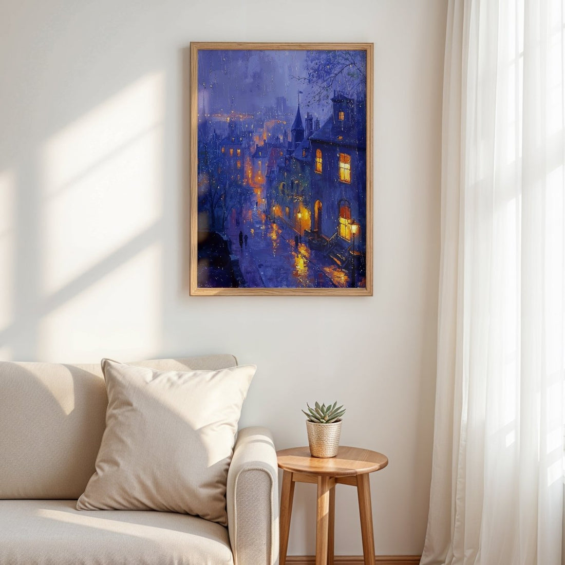Nocturne de Pluie* - Art Academi - Poster