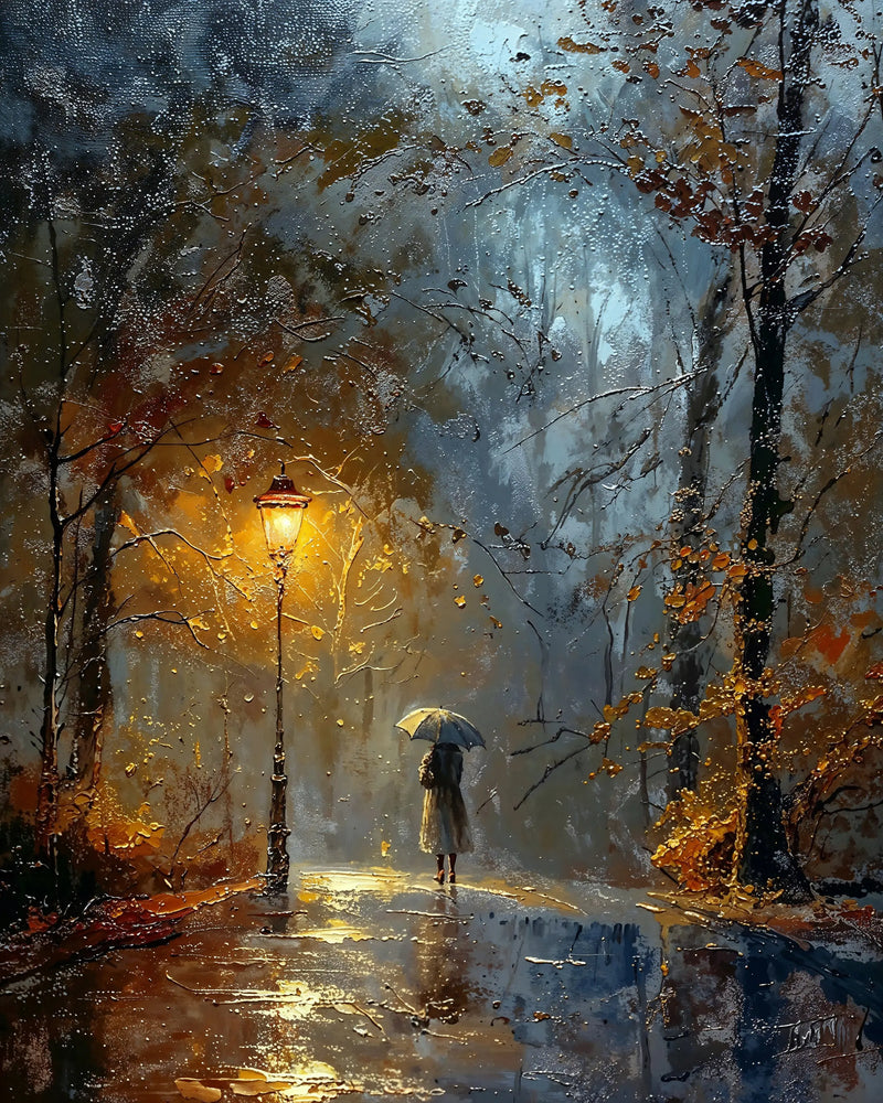 Rainy Night Walk Final View
