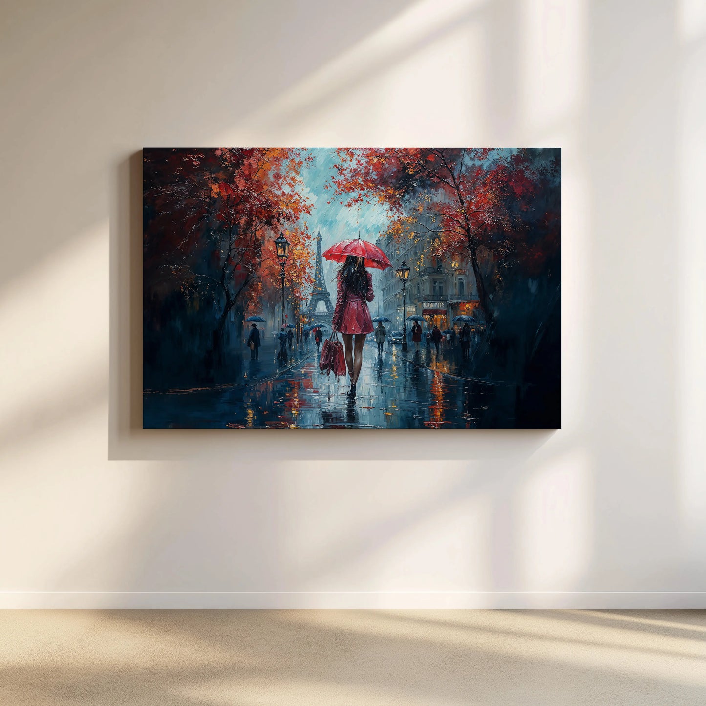 Lady in Red - Art Academi - Canvas