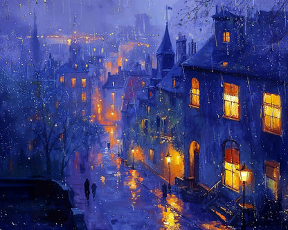 Nocturne de Pluie - Art Academi - Canvas