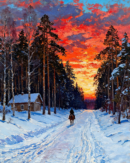 Rider of Solitude - Art Academi - Poster