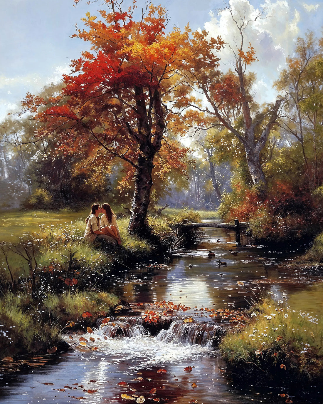 Whispers by the Brook - Art Academi - Poster
