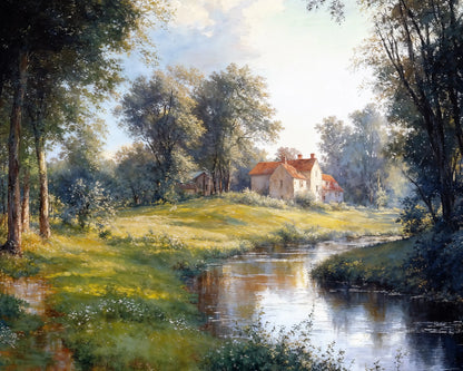 Mansion - Art Academi - Canvas
