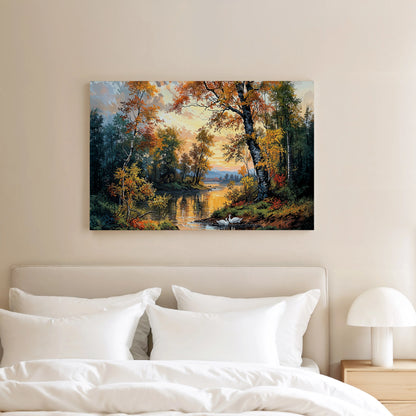 Swans' Lake - Art Academi - Canvas