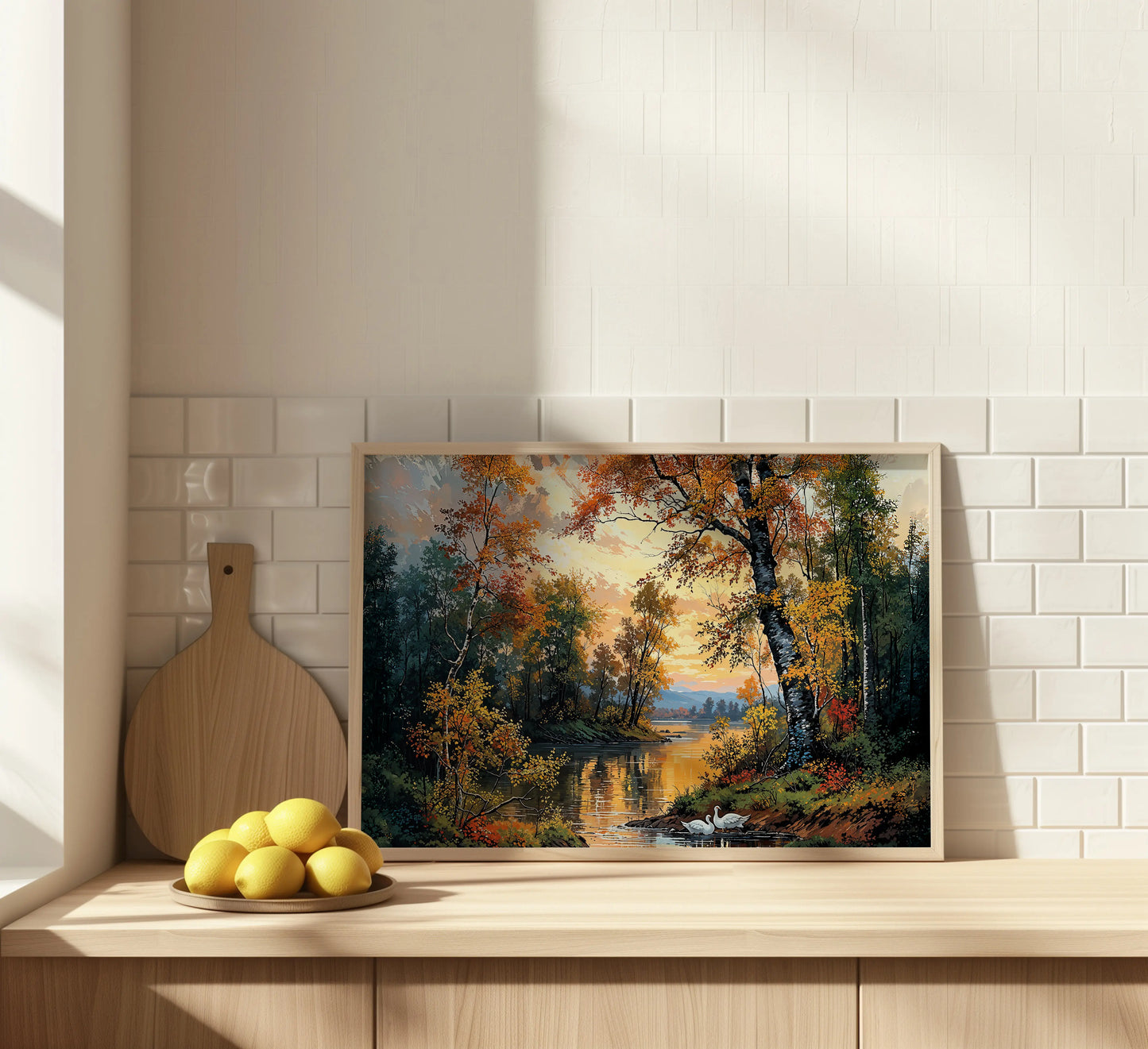 Swans' Lake - Art Academi - Canvas