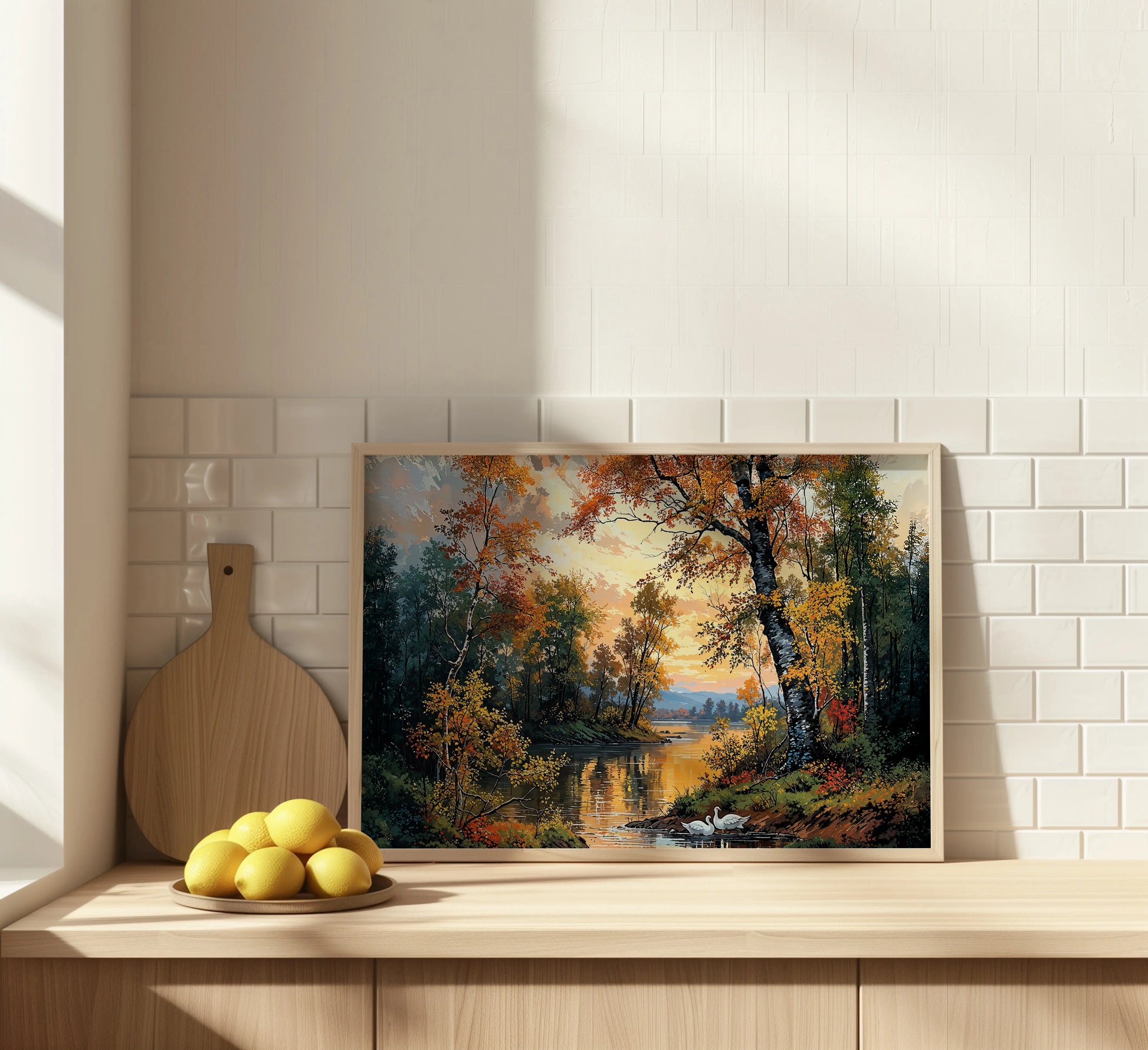 Swans' Lake - Art Academi - Canvas