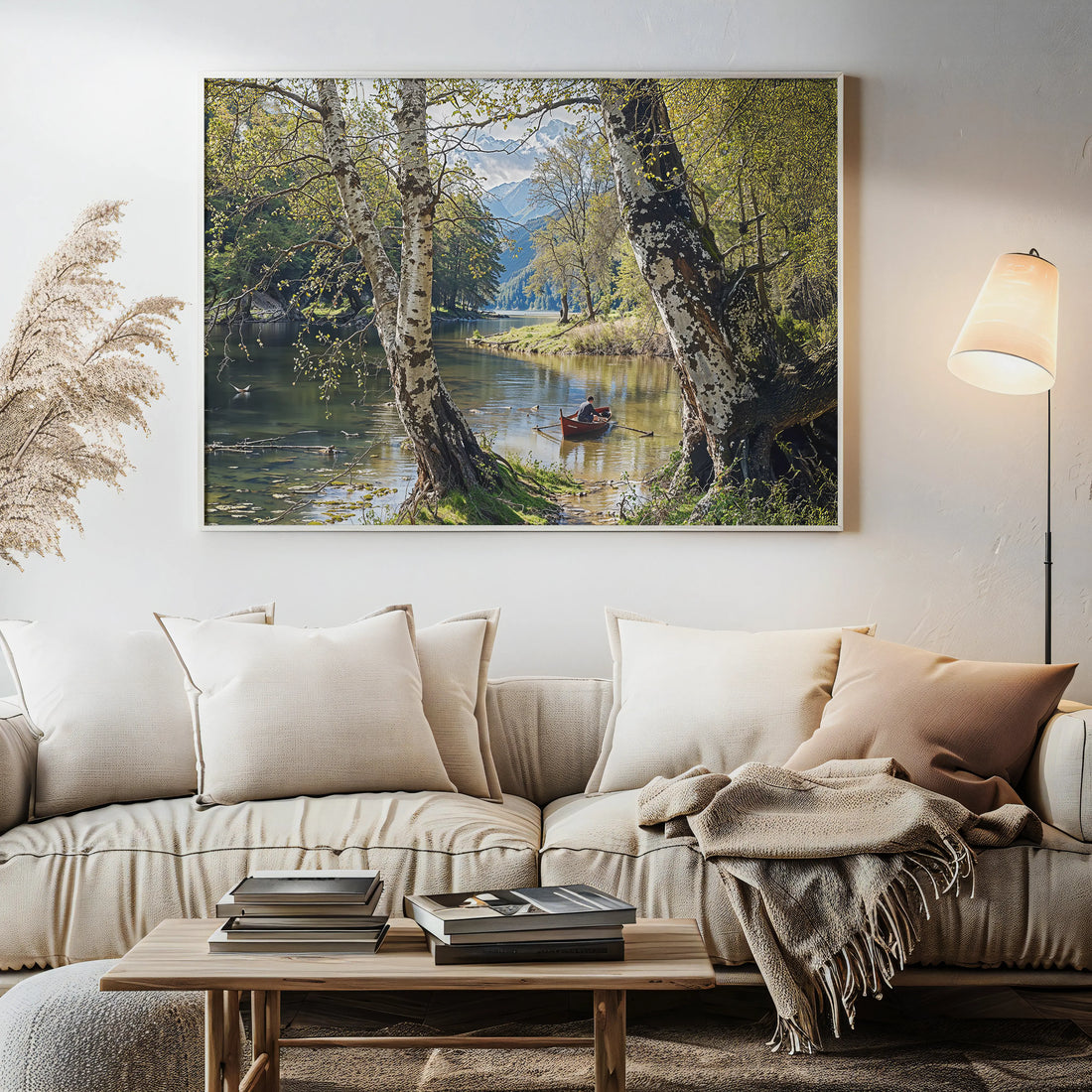 Through Birches - Art Academi - Canvas