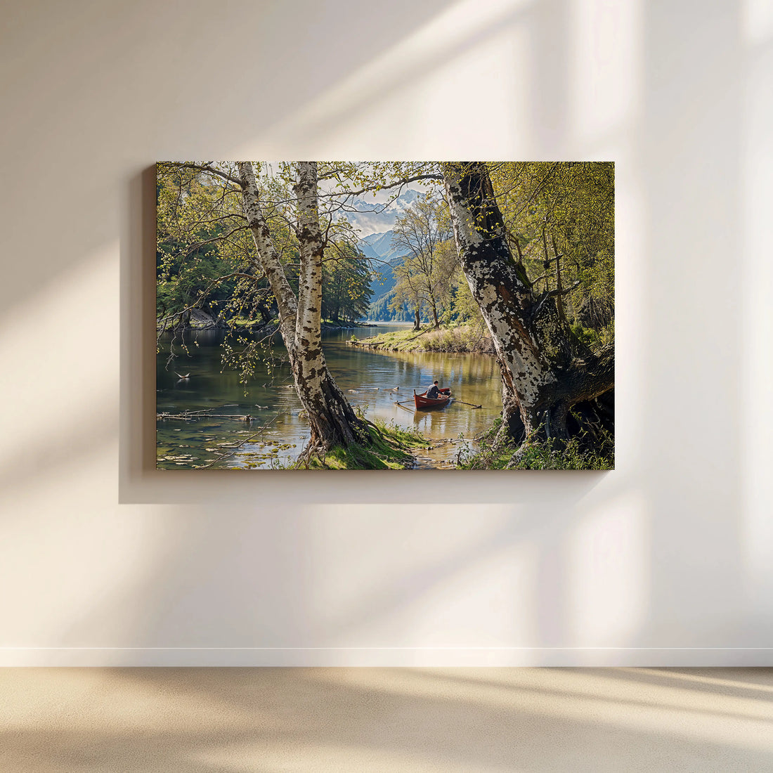 Through Birches - Art Academi - Canvas