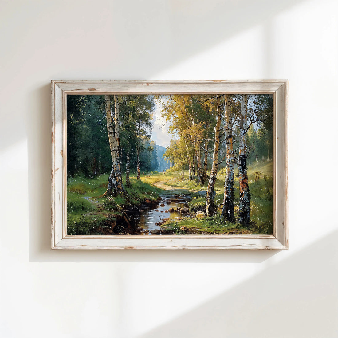 Birchlight Path - Art Academi - Canvas