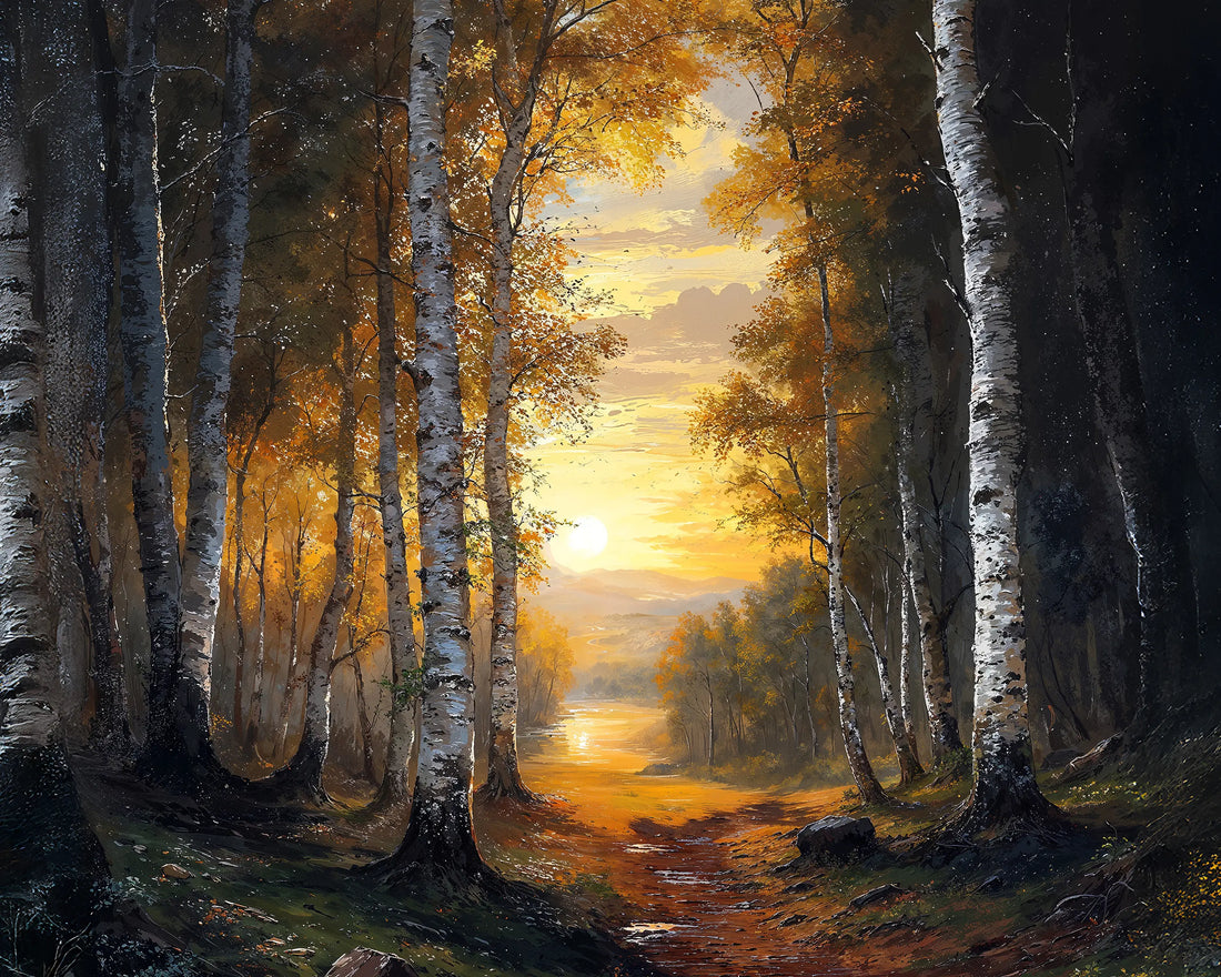 Golden Forest - Art Academi - Canvas