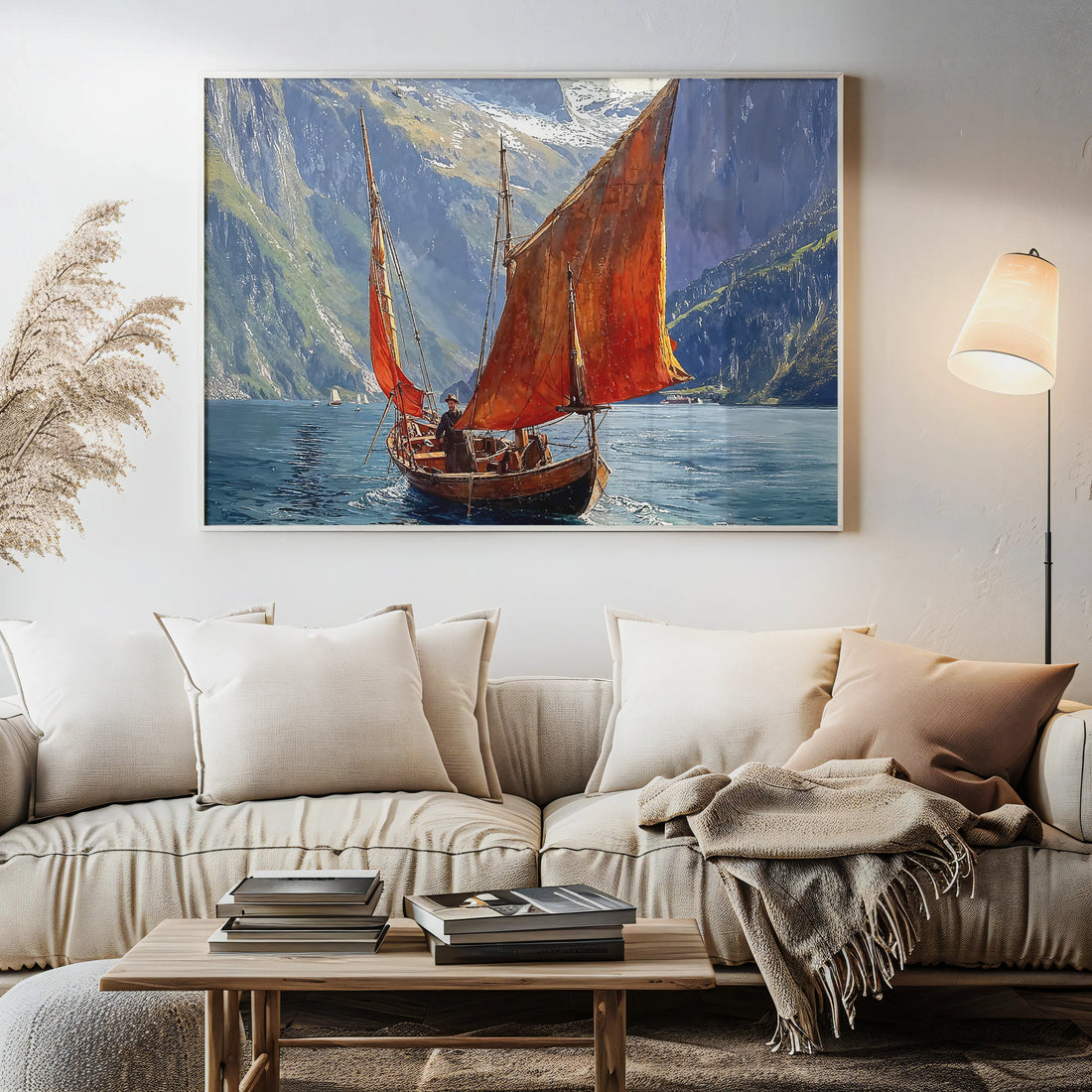 Crimson Voyage - Art Academi - Canvas