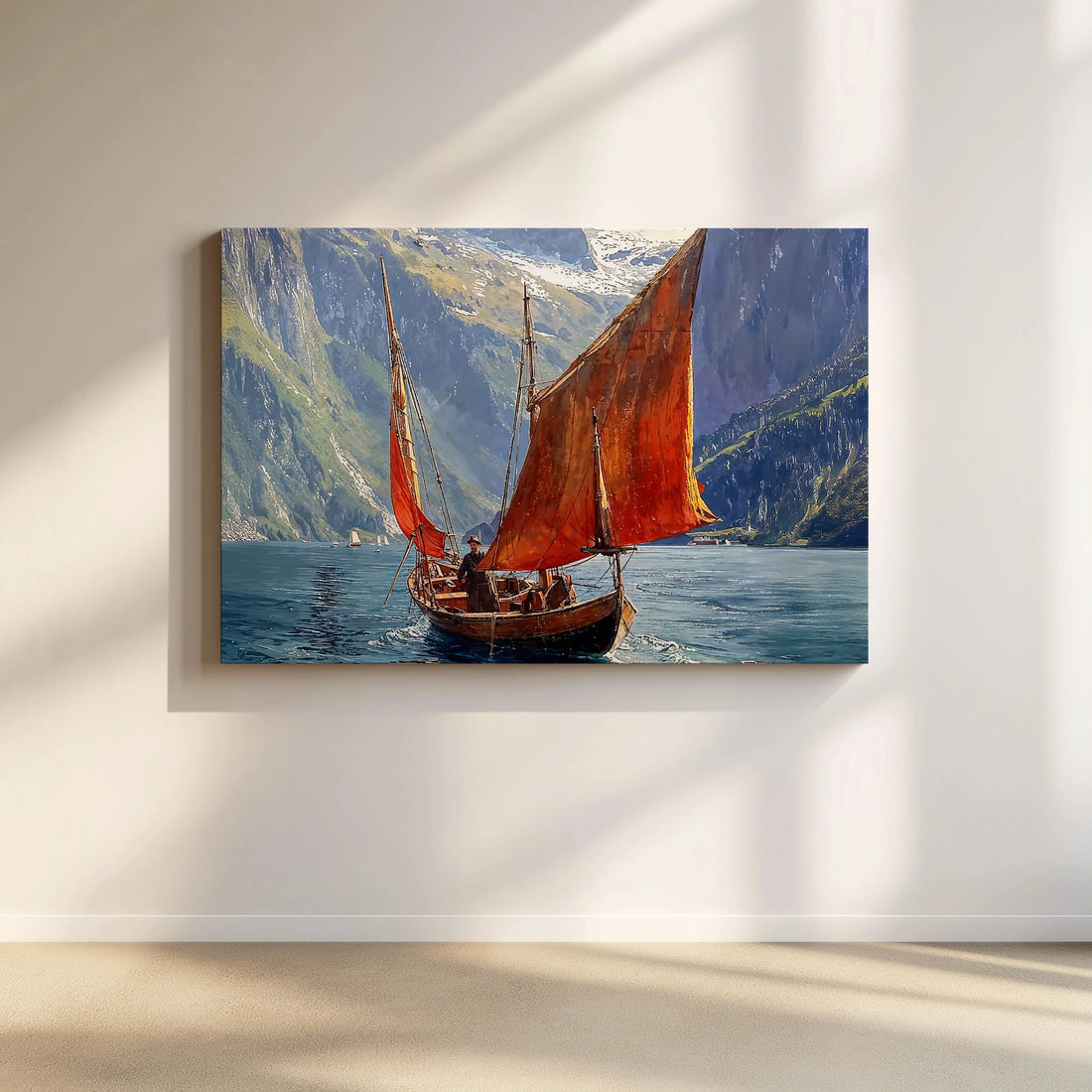 Crimson Voyage - Art Academi - Canvas