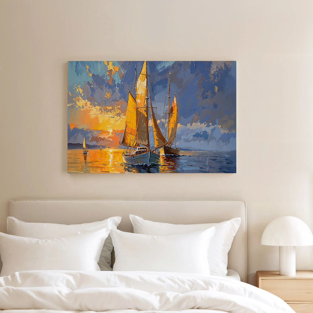 Golden Sails - Art Academi - Canvas