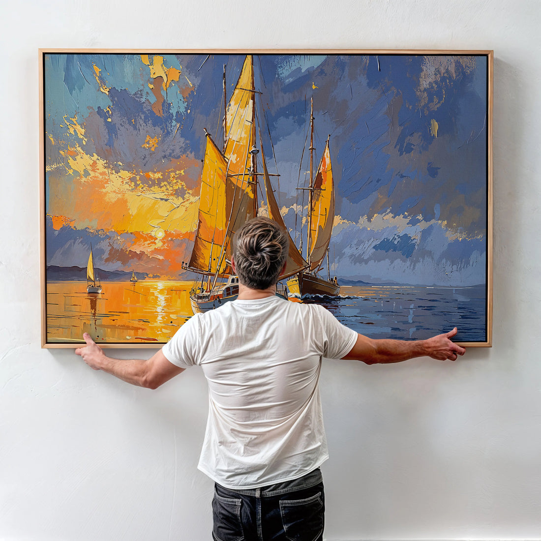 Golden Sails - Art Academi - Canvas