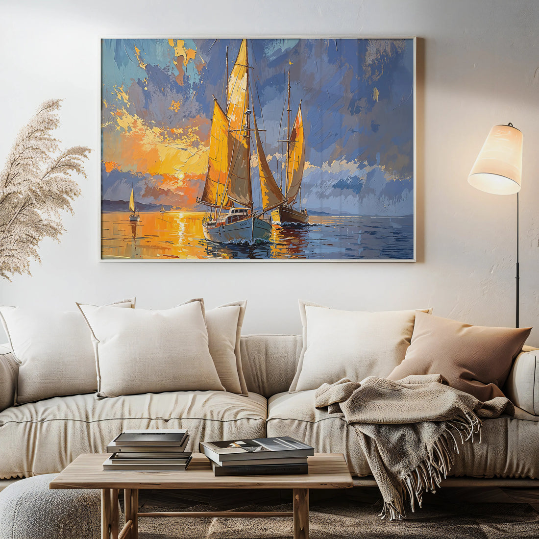 Golden Sails - Art Academi - Canvas