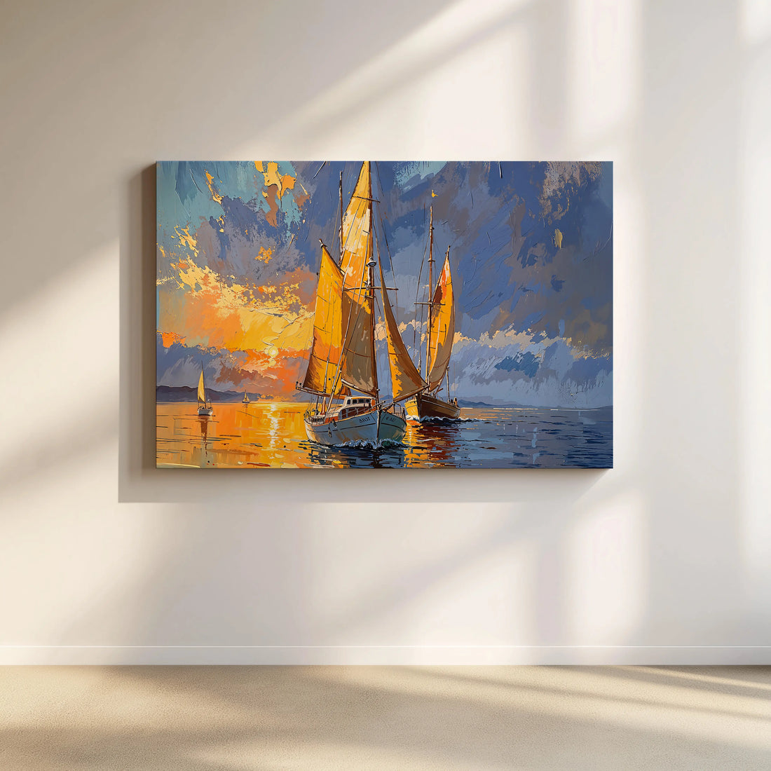 Golden Sails - Art Academi - Canvas