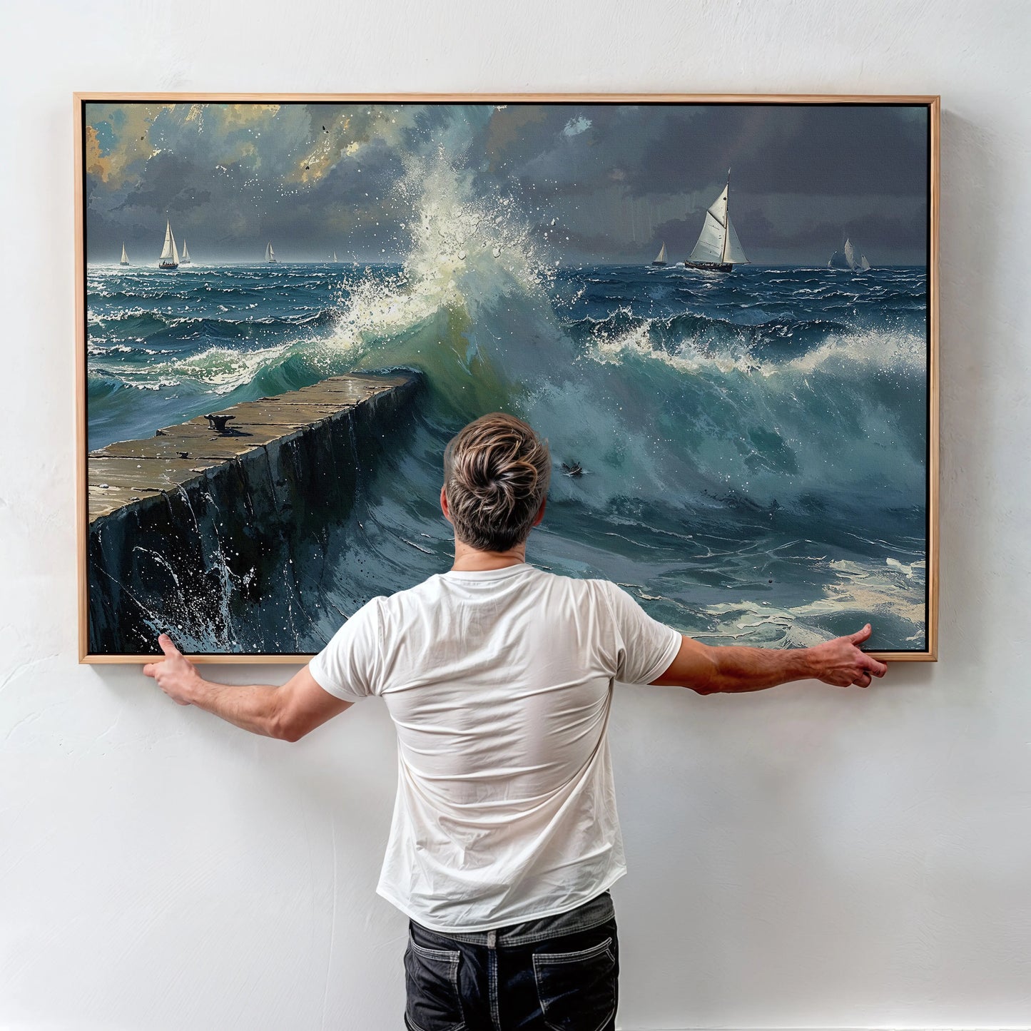 Break of the Tide - Art Academi - Canvas