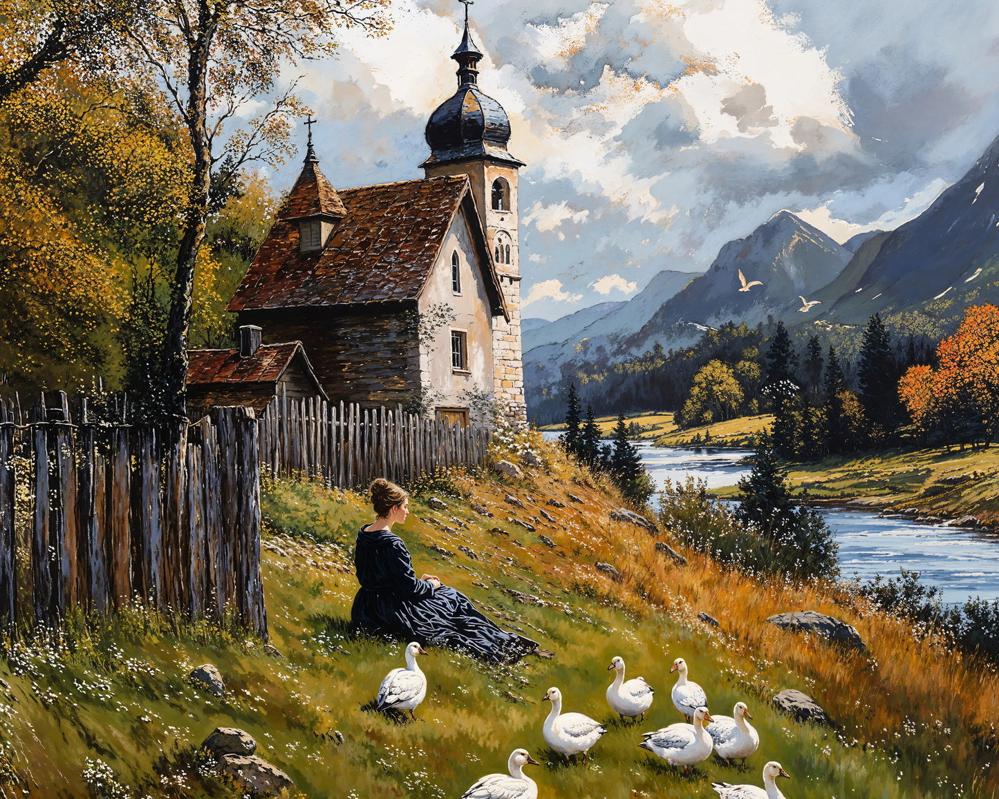 Sacred Hills - Art Academi - Canvas