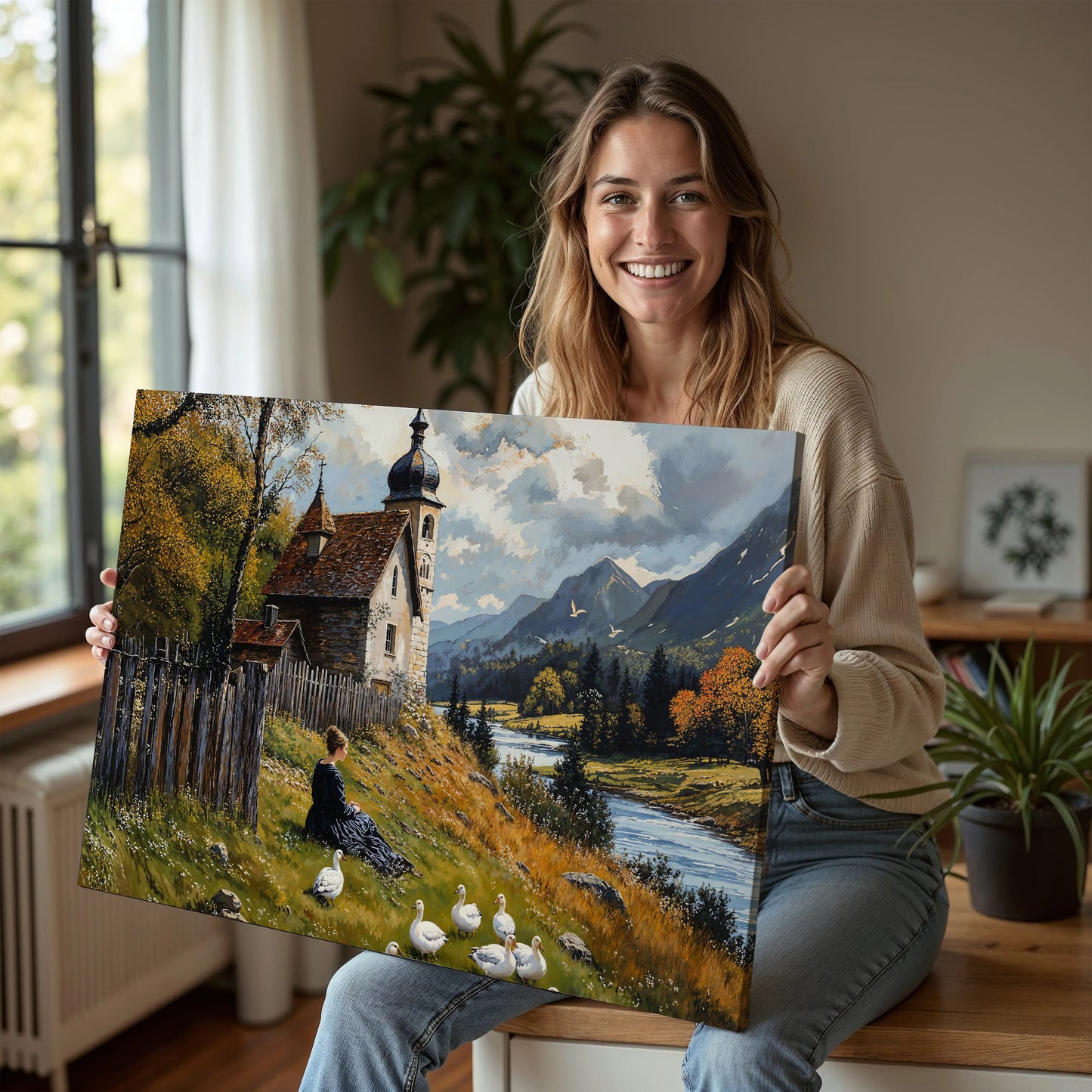 Sacred Hills - Art Academi - Canvas