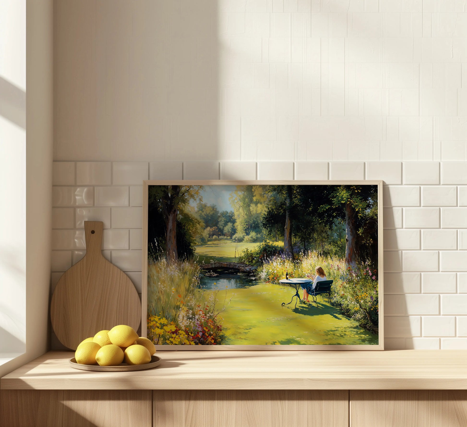 Cheerful Pond - Art Academi - Canvas
