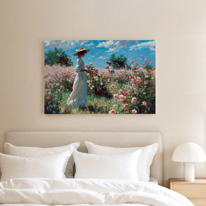 Lady & Roses - Art Academi - Canvas