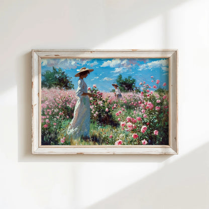 Lady & Roses - Art Academi - Canvas