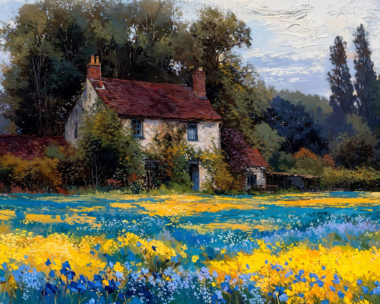 Prairie in Bloom - Art Academi - Canvas