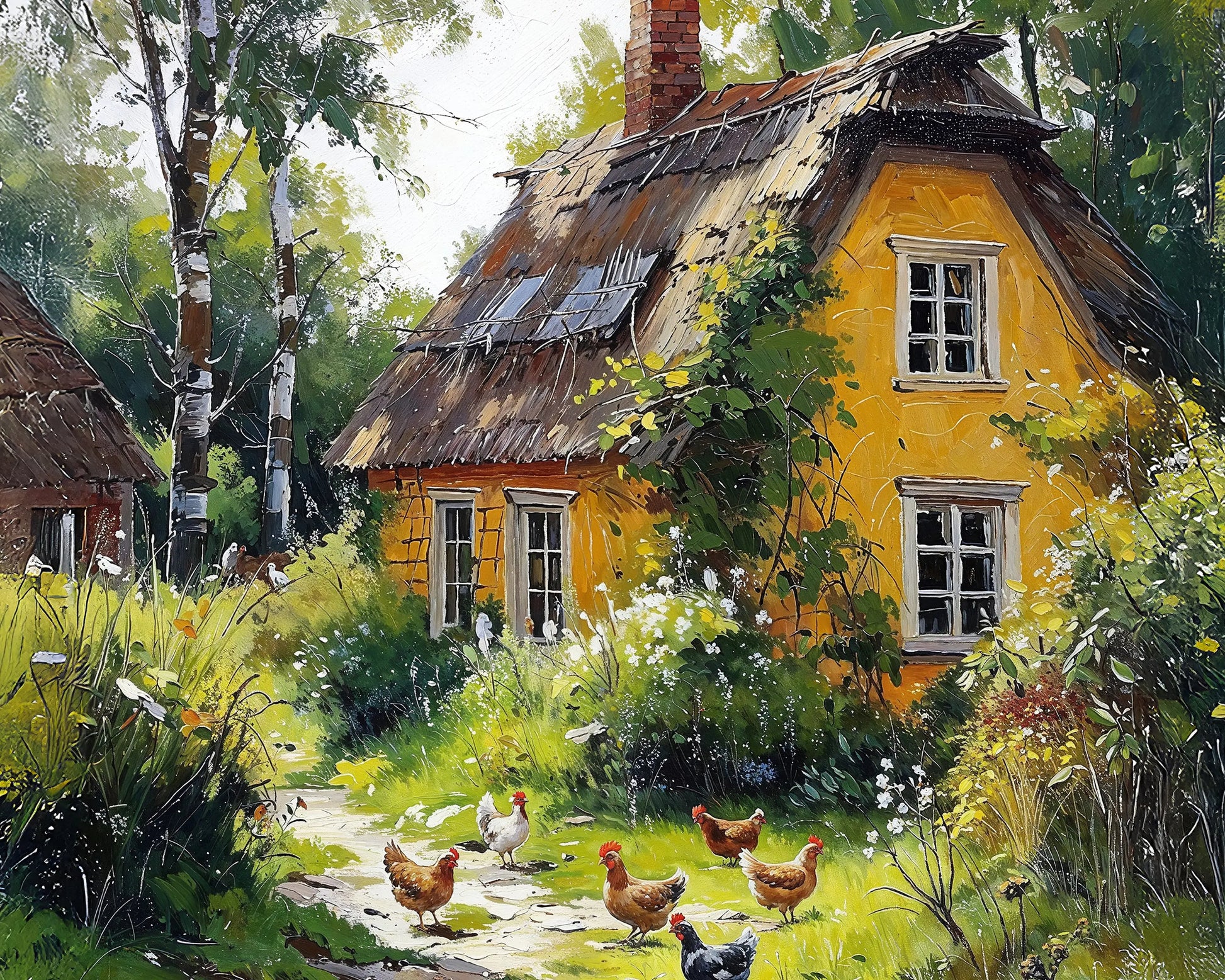 Sunlight & Straw - Art Academi - Canvas